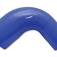 Vibrant 4 Ply Reinforced Silicone 90 degree Transition Elbow - 2.5in I.D. x 3in I.D. (BLUE)