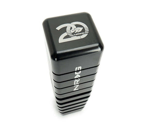 NRG Shift Knob - 20 Year Anniversary Weighted Square Heat Sink Short - Black