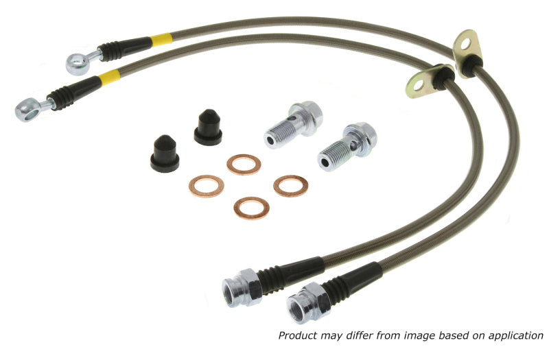 StopTech 07-08 Honda Fit Stainless Steel Brake Lines