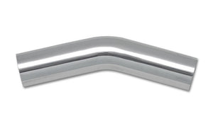 Vibrant 2.5in O.D. Universal Aluminum Tubing (30 degree Bend) - Polished