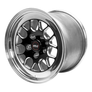 Weld S77 15x12.33 / 5x4.75 BP / 7.5in. BS Black Wheel (Medium Pad) - Non-Beadlock