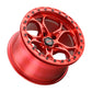 Weld Off-Road W906 17X9 Ledge Beadlock 5X127 ET-12 BS4.50 Candy Red / Red Ring 71.5