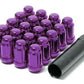 Wheel Mate Muteki Closed End Lug Nuts - Purple 12x1.50