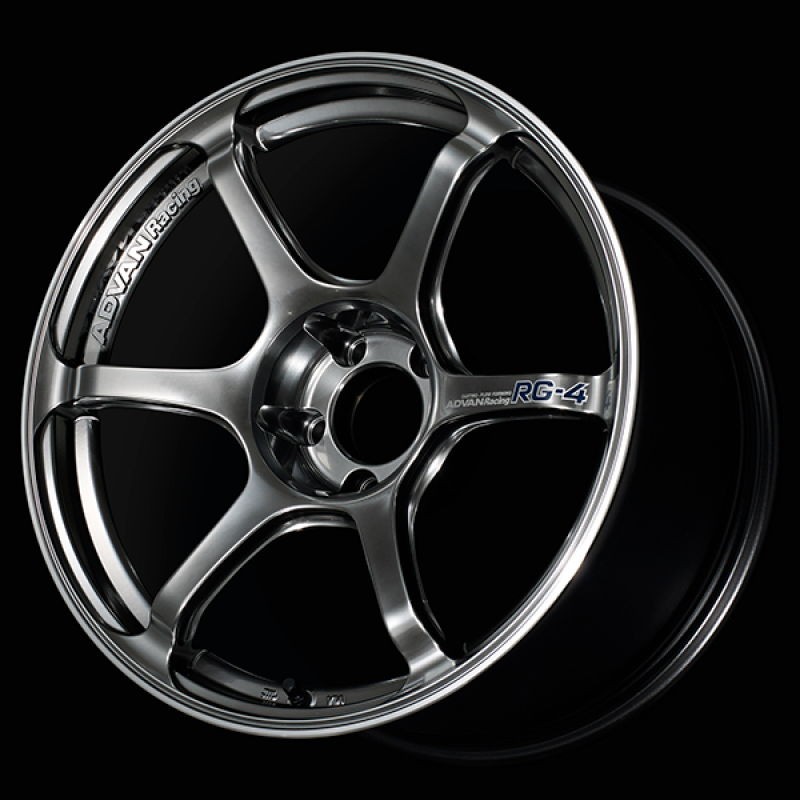Advan RG-4 17x9.0 / +63 Offset / 5-114.3 / 73mm Bore / Racing Hyper Black & Ring