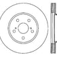 StopTech 02 Lexus ES 250/300/330/350 / 05-07 Toyota Avalon Slotted & Drilled Right Front Rotor