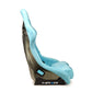 NRG FRP Bucket Seat ULTRA Edition W/ Grey Pearlized Back / Teal Microfiber Material - Large