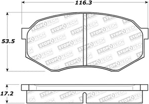 StopTech Street Brake Pads