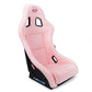 NRG FRP Bucket Seat Prisma Edition w/ Pearlized Back and Pink Alcantara (Medium)