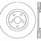 StopTech 93-98 Toyota Supra Turbo Drilled Right Front Rotor