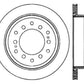 StopTech Power Slot 03-09 Toyota 4 Runner / 03-09 Lexus GX470 Drilled & Slotted Left Rear Rotor