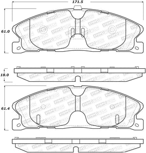 StopTech Street Brake Pads - Rear