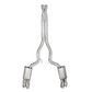 Stainless Works 2024 Mustang GT Catback Quad Tips Legend Sound X-Pipe Factory Connect Exhaust