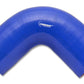 Vibrant 4 Ply Reinforced Silicone Elbow Connector - 2in I.D. - 90 deg. Elbow (BLUE)