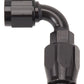 Russell Performance -4 AN Black 90 Degree Full Flow Hose End