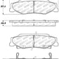 StopTech Street Touring 04-08 Cadillac XLR/XLR-V Rear Brake Pads