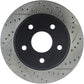 StopTech 04-06 Dodge Durango / 02-10 Ram 1500 (exc Mega Cab) Front Left Slotted & Drilled Rotor