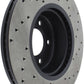 StopTech Sport Cross Drilled Brake Rotor - Rear Left