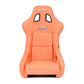 NRG FRP Bucket Seat ULTRA Edition W/ Grey Pearlized Back / Peach Microfiber Material - Large