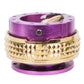 NRG Quick Release Kit - Pyramid Edition - Purple Body / Chrome Gold Pyramid Ring