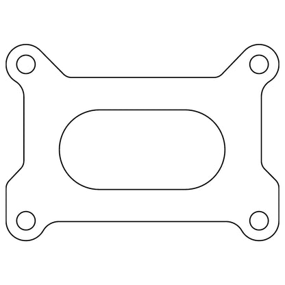 Cometic Holley 2 Barrel 500 CFM .039in Fiber Carburetor Gasket - 3.640in x 1.750in - Open Plenum