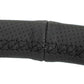 NRG Reinforced Stealth Wheel (380mm) 3 Spoke Center 1in Deep Dish - Perforated Leather Black Stitch