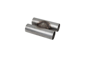 Corsa PRO-Series 304SS Standalone H-Pipe 2.5in Dual Inlet / Dual Outlet - 8.5in OAL