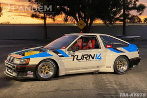 GReddy Pandem AE86 1984-1987 Toyota Corolla Levin Front Fenders - **Special Order No Cancellations**