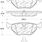 StopTech Street Touring 01-02 BMW Z3 / 03-09 Z4 / 10/90-07 3 Series Rear Brake Pads