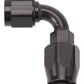 Russell Performance -12 AN Black 90 Degree Full Flow Swivel Hose End