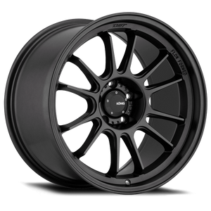 Konig Hypergram 17x8 4X100 ET45 Matte Black Wheel