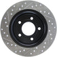 StopTech 04-10 Mazda3 Slotted & Drilled Left Rear Rotor