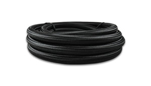 Vibrant -16 AN Black Nylon Braided Flex Hose w/ PTFE Liner (20 Foot Roll)