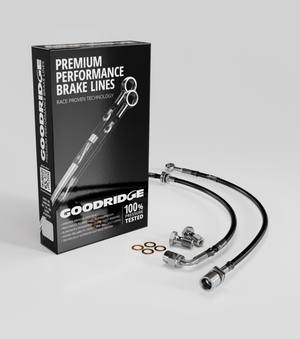 Goodridge 2004 Audi RS6 / 07-08 Audi RS4 Stainless Steel Front Brake Lines