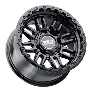 Weld Off-Road Swift 17x9in - 5x114.3 / 5x127 BP - ET-12 - 78.1mm CB - Gloss Black Wheel & Ring