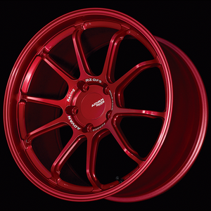 Advan RZ-DF2 for Porsche 20x9.0 / +56 Offset / 5-130 / 71.6mm Bore / Racing Candy Red