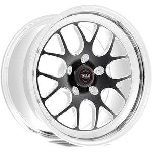 Weld S77 15x8 / 5x4.75 BP / 5.5in. BS Polish Wheel - Non-Beadlock