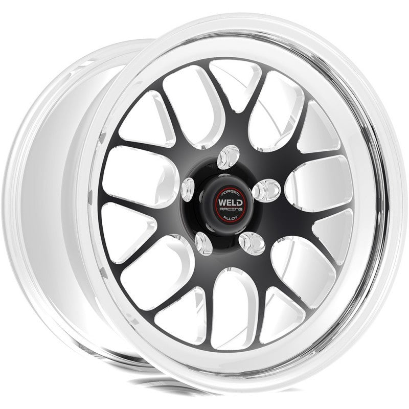 Weld S77HD 15x10 / 5x5.5 BP / 5.5in. BS Black Wheel (Med Pad)