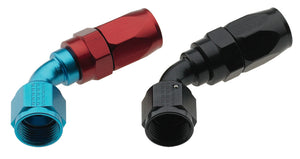 Fragola -4AN x 60 Degree Pro-Flow Hose End - Blue/Red