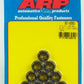 ARP M10x1.25 Sml Clr/Low Head 12PT Nut Kit 8740 Chrome Moly Black - 10 PK