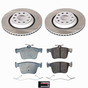 Power Stop 21-25 Volkswagen Atlas Rear Semi-Coated Rotor Kit
