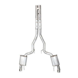 Stainless Works 2024 Mustang GT Catback Dual Tips Redline Sound H-Pipe Performance Connect Exhaust