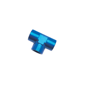 Russell Performance 1/2in Female Pipe Tee Fitting (Blue)