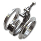 Vibrant T304 SS V-Band Flange Assembly for 2.375in O.D. Tubing (Incl 2 V-Band Flange & 1 V-Band)