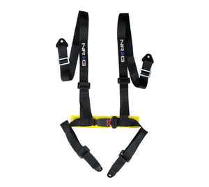 NRG 4 Point Seat Belt Harness / Buckle Lock- Black