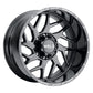 Weld Off-Road W117 22X10 Fulcrum 5X127 5X139.7 ET-18 BS4.75 Gloss Black MIL 87.1