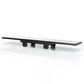 NRG 270mm Wide Panorama Clip-on Rearview Mirror - Flat w/ Blue Tint