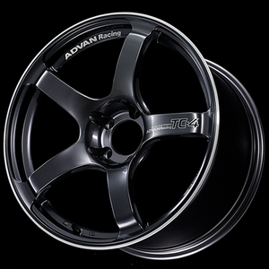 Advan TC4 18x8 +37 5-100 Racing Gun Metallic & Ring Wheel