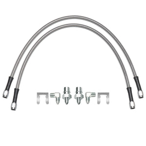 Wilwood M10x1.00 BF TO 90 20in. Flexline Kit