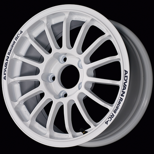 Advan RC-4 15x7.0 / +35 Offset / 5-114.3 / 73mm Bore / Rally White