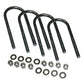 Superlift U-Bolt 4 Pack 9/16x4.125x13.25 Round w/ Hardware